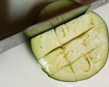 茄子と蒟蒻のステーキ風♪味付け焼肉乗せ♡作り方2写真