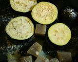 茄子と蒟蒻のステーキ風♪味付け焼肉乗せ♡作り方7写真