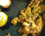 茄子と蒟蒻のステーキ風♪味付け焼肉乗せ♡作り方8写真