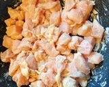 胸肉ときのこのチーズスイートチリトマト煮作り方2写真