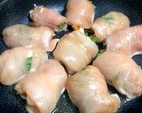 作り置き♡お惣菜♡弁当♡ささみの三色巻き作り方5写真