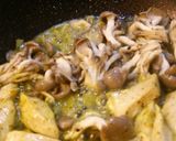 皮なし鶏むね肉のバジルソース炒め。作り方4写真