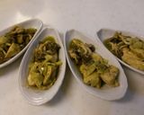 皮なし鶏むね肉のバジルソース炒め。作り方6写真
