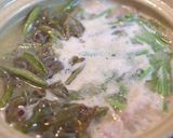 じゅんさいと豚のトロトロみそ鍋作り方7写真