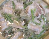 じゅんさいと豚のトロトロみそ鍋作り方8写真
