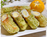 ❀チーズＩＮちくわの磯部揚げ❀《お弁当》作り方8写真