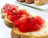 簡単ブルスケッタ＊トマト作り方3写真