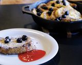 本格フレンチトースト、プラムソース添え作り方10写真