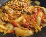 豚こま切れのカレー卵とじ作り方4写真