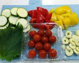 鮭と夏野菜のジェノベーゼ風♪作り方1写真