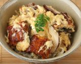 スタミナチャージ！うなぎの卵とじ丼作り方4写真