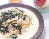 ほうれん草とベーコンのクリームパスタ作り方7写真