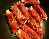 ✿お節にも❀牛肉巻き✿長芋とカニのポン煮作り方2写真