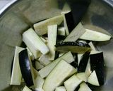 (油少なめ調理方)茄子の南蛮漬け作り方1写真