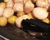 肉巻きたこ焼きとじゃが芋の甘酢あん♪作り方9写真