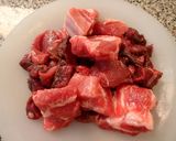 肉の塩トマトオイル煮込み作り方1写真