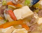 節約に♩豆腐と豚こま肉の中華風うま煮作り方5写真
