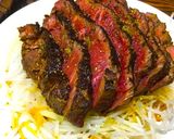 牛ヒレステーキわさび醤油ダレがけ作り方4写真