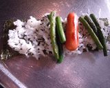 海苔の巻き物（ウィンナーいんげん）作り方4写真