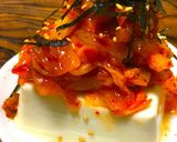 パリパリ食感の福神漬けキムチ奴作り方2写真