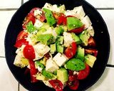 アボカドと豆腐とミニトマトのバジルサラダ作り方3写真