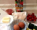 野菜ジュースと夏野菜のマフィン作り方1写真