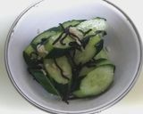 胡瓜と大葉の即席サラダ漬け作り方1写真