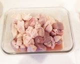 体力回復の漢方肉汁。産後や手術後の料理。作り方1写真