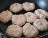 簡単！豆腐入り豚つくね～辛子ポン酢で作り方3写真