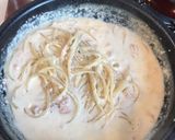 明太子クリームパスタ♪ソースたっぷりで作り方2写真
