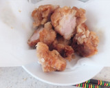 簡単！あまった唐揚げで作る酢鶏作り方1写真