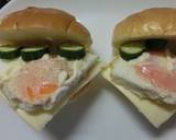 目玉焼＆フレッシュ野菜のロールパンサンド作り方6写真