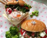 目玉焼＆フレッシュ野菜のロールパンサンド作り方9写真