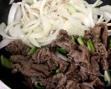 牛肉と野菜のだし醤油炒め♡作り方3写真