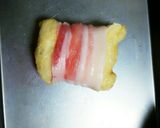 豆腐巾着の豚バラ巻きあんかけ作り方2写真