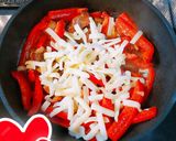 焼き鳥缶で♡パプリカの洋風おつまみレシピ作り方3写真