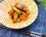 フライパンで10分☆鶏肉のコクうま煮作り方5写真
