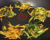 揚げずにエコ♡人参の葉のチーズ揚げ焼き♡作り方5写真