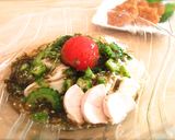 ゴーヤーとトマトが美味しい！もずく素麺作り方5写真