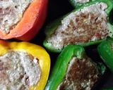 パプリカとピーマンの肉詰め作り方3写真