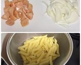野菜ジュースで♪とろ〜りマカロニグラタン作り方1写真