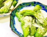 簡単！獅子唐のバター炒め粉チーズがけ作り方3写真