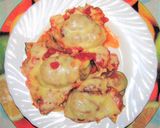 「ポテト餃子ピザ」作り方10写真