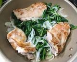鶏肉とほうれん草のクリーム煮作り方14写真