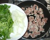 簡単・明太子炒め♪豚肉・えのき茸・三つ葉作り方11写真