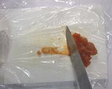簡単・明太子炒め♪豚肉・えのき茸・三つ葉作り方7写真