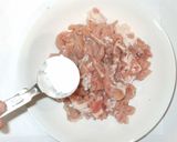 簡単・明太子炒め♪豚肉・えのき茸・三つ葉作り方5写真