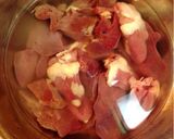 鶏レバーの梅酢煮作り方1写真