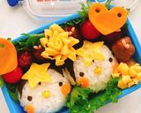 ローズマリーチキンと七夕ペンギンおにぎり作り方12写真