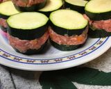 ズッキーニのハンバーグパン粉グリル焼き作り方4写真